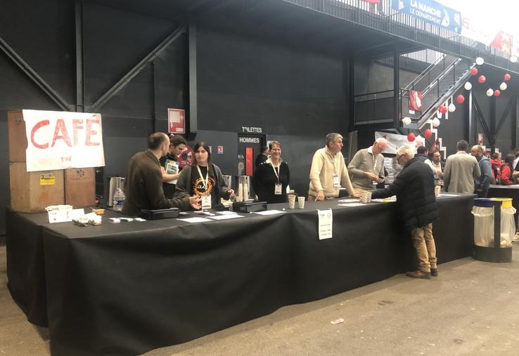 Solaal Normandie a tenu un stand de café solidaire en partenariat avec l'Afdi Normandie
