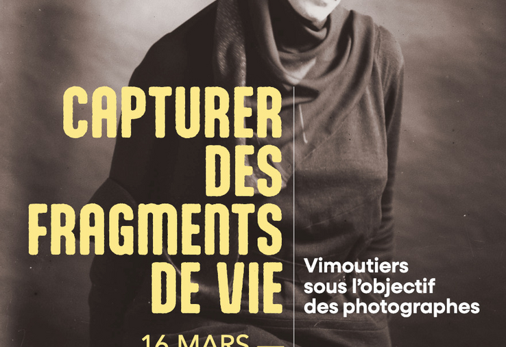 L'affiche de l'exposition met en valeur l'un des clichés aux intentions artistiques marquées. Des poses plus ambitieuses.