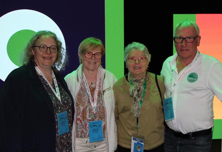 Sylvie Lefez (CNA), Anne-Marie Leroy (SNPR), Hélène Blaud (SNAE) et Sébastien Delafosse (SNFM).