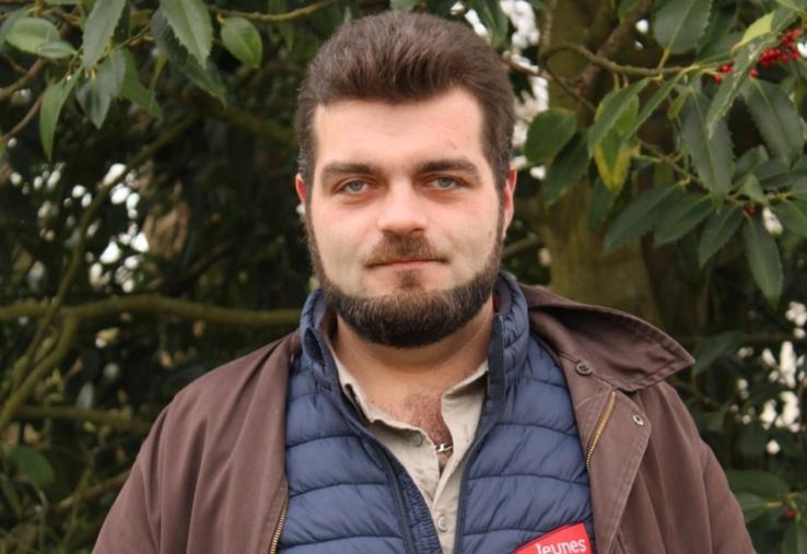 Engagé depuis 2018 chez les JA, Nicolas Legrand est aujourd'hui le nouveau secrétaire général de JA Normandie.