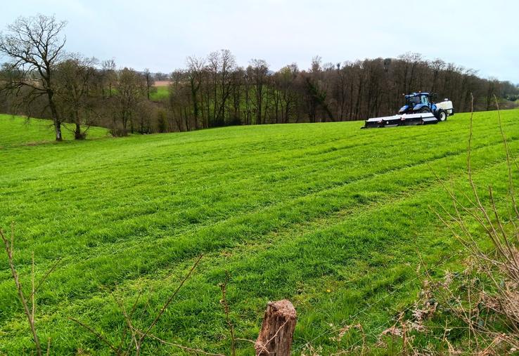 Une nouvelle visite se fera bientôt pour observer l'efficacité du passage du robot après quinze jours.