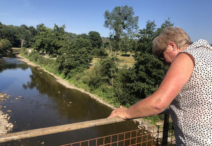 En 2022, la Vire avait enregistré un niveau très bas, impliquant des restrictions (archive). 