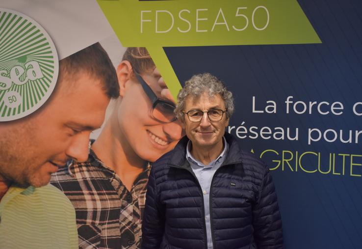 Gérard bédouin, président des retraités de la FDSEA de la Manche.
