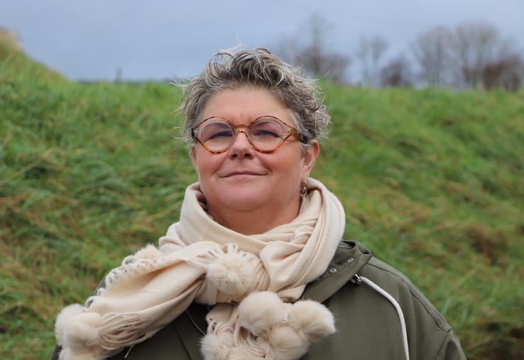 Nathalie Lepelletier,  présidente de la section des agricultrices de la FDSEA 14