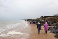 La marche rose s'est tenue dimanche 19 octobre sur la plage d'Omaha beach, sur les communes de Vierville-sur-Mer et Colleville-sur-Mer, en partenariat avec Eolia.