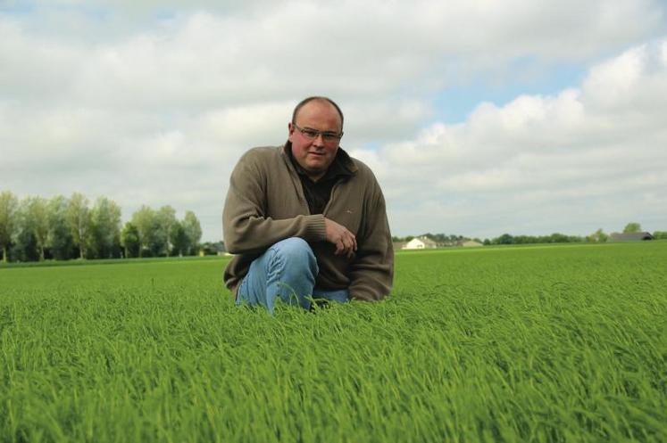 Marc Vandecandelaere (président du syndicat des producteurs de lin bas-normands) : “de façon quasi unanime, les liniculteurs ne veulent pas d’une obligation de couvert hivernal”.