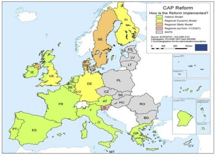 15 Etats européens sur 28 ont déjà un paiement uniforme par ha.