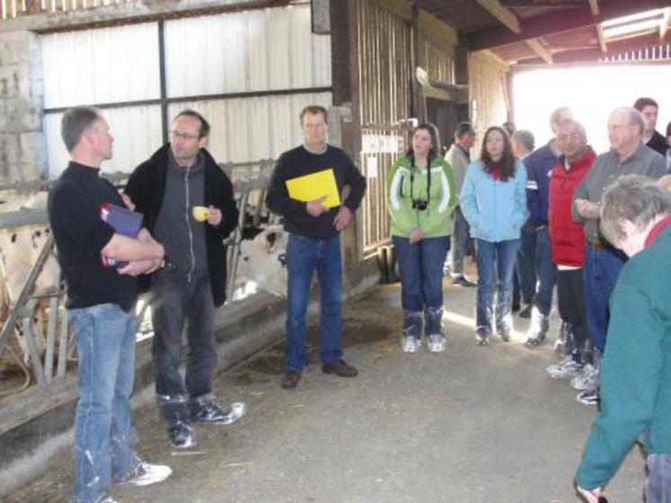 La visite des chercheurs américains s’inscrit dans une logique de développement de la race Normande aux USA. 