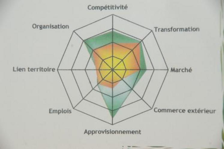 La transformation : point fort des filières bas-normandes
L'approvisionnement logistique, l'organisation des filières, la compétitivité des exploitations agricoles et le commerce extérieur sont des facteurs de pérennité plus favorables aux filières végétales qu'aux filières animales en Basse-Normandie (lait exclu).