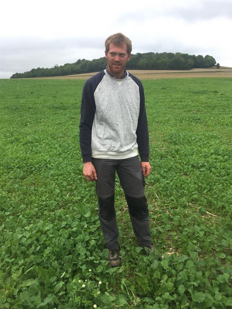 Emmanuel ROCH, Polyculteur-éleveur à Sainte-Beuve-en-Rivière en Pays de Bray (76).