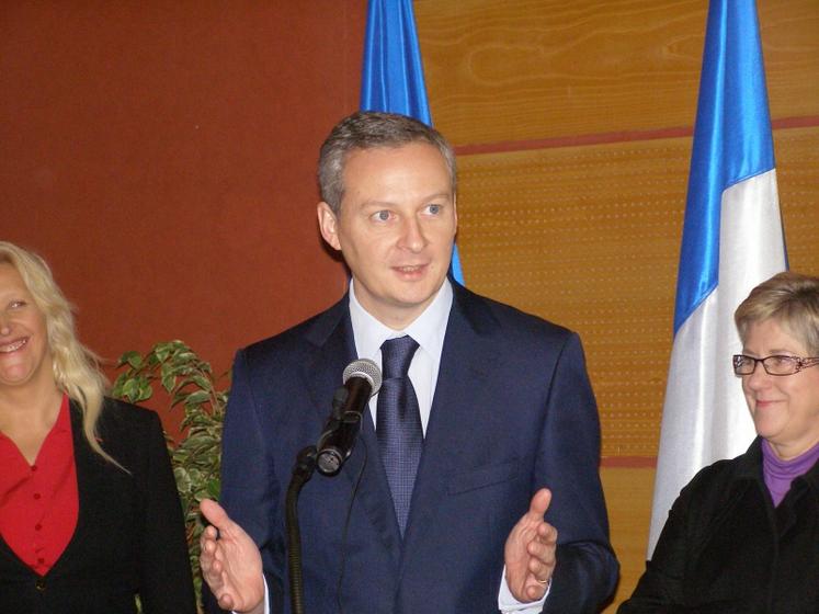 Bruno Le Maire, ministre de l’Agriculture, présent ce vendredi, notait avec plaisir  qu’il intervenait, pour une fois, devant  une assistance essentiellement féminine...