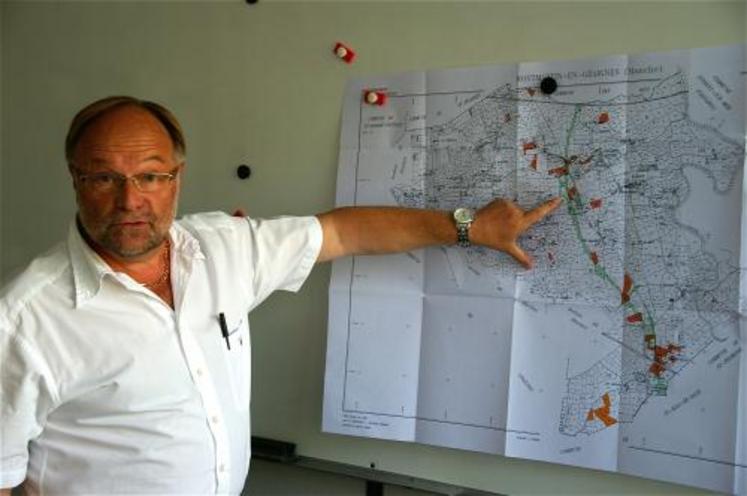 Philippe Catherine de la SAFER Basse-Normandie : “dans le cadre d’un ouvrage routier, nous établissons des réserves foncières à minima à hauteur de l’emprise. Plus, c’est mieux. Çela donne de la latitude aux communes pour mener à bien des projets de ZAC ou d’aménagements collectifs.”