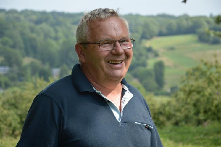 Patrice Giard, président de la cuma des Vergers-Cambremer.