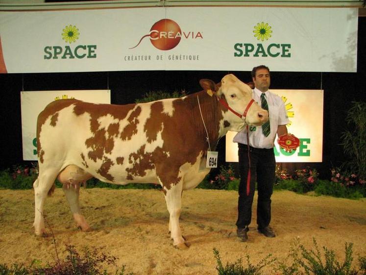 "Bêtise", (gaec de St Gilles, Ardevon), Meilleure Mamelle en race Simmental