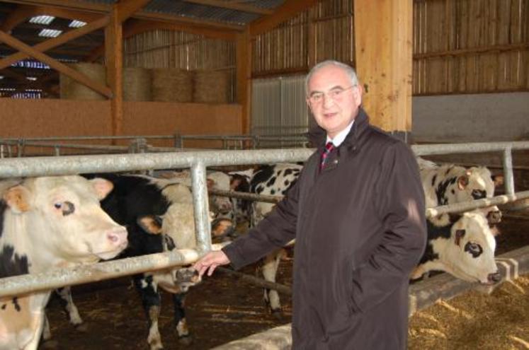 Pierre Chevalier, président de la FNB, “nous demandons un rééquilibrage des soutiens en direction des producteurs de viande”.