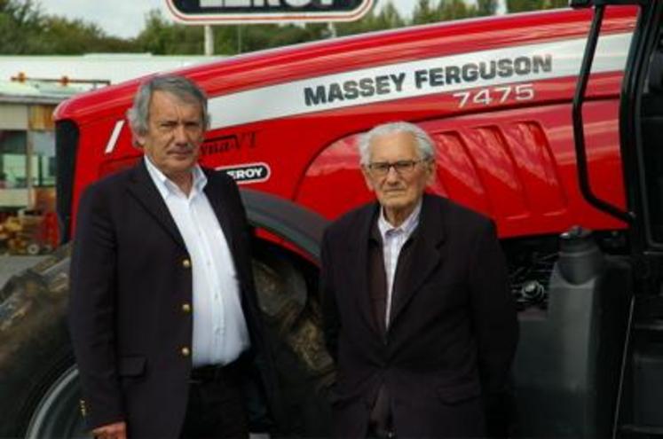 Didier Leroy et son père Jean : “l’ensileuse nous manque un peu”.