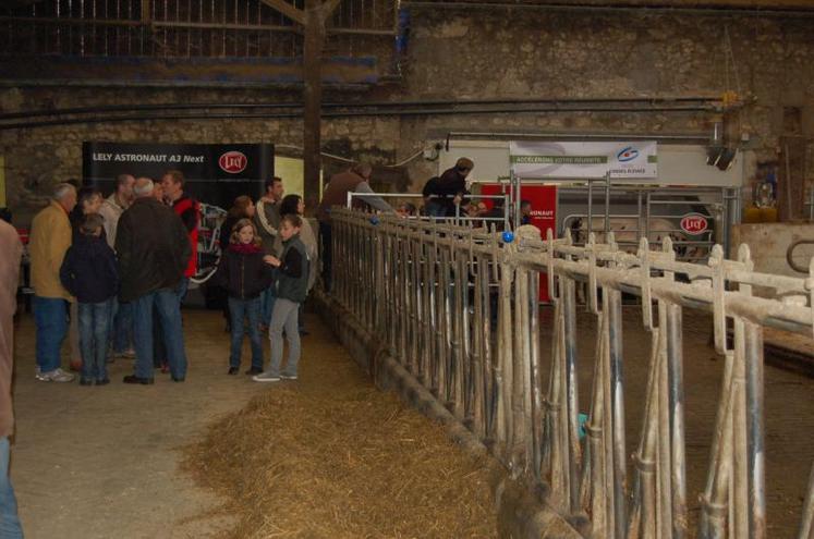 “J’avais une préférence pour le robot Lely, car il est constitué d’un seul bloc”, indique l’agricultrice.  (DR)