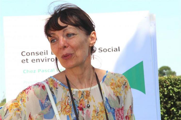 Anne-Marie Ducroux (présidente de la section de l’environnement au CESE) : « la section de l'environnement est compétente dans les domaines de la protection et la valorisation de l'environnement; du changement climatique, de 