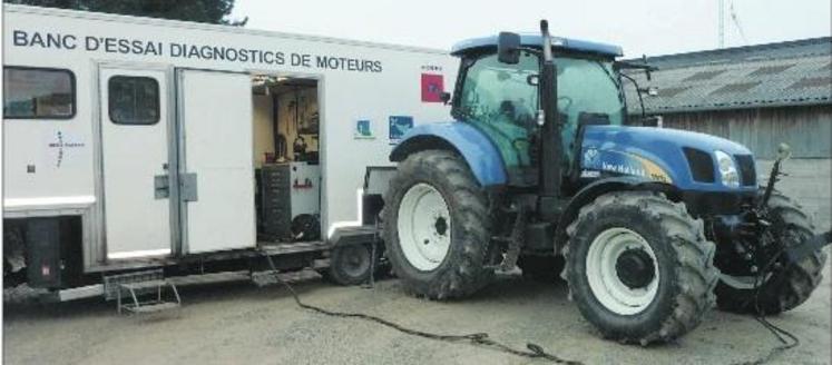 Banc d'essai AILE : un bel outil pour connaître la consommation de votre tracteur.