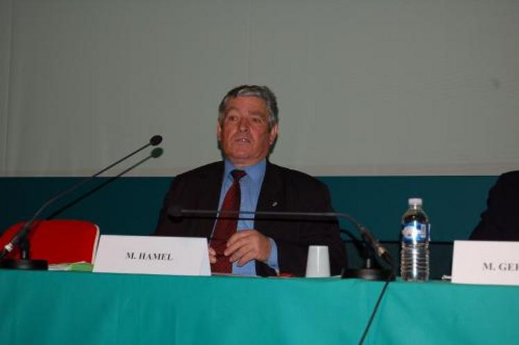 Michel Hamel, président d’APV 50, “je demande une plus grande implication des éleveurs dans l’association”.
