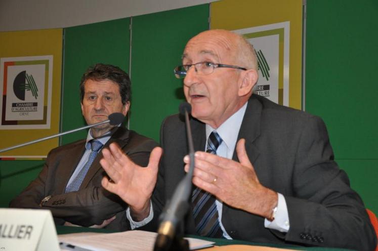 Régis Chevallier : “la Chambre d’Agriculture s’est adaptée à un nouveau contexte. Le concept de l’agriculture durable a toujours été ma préoccupation. Je quitte la présidence serein parce que l’équipe du bureau continue avec un nouveau président”.