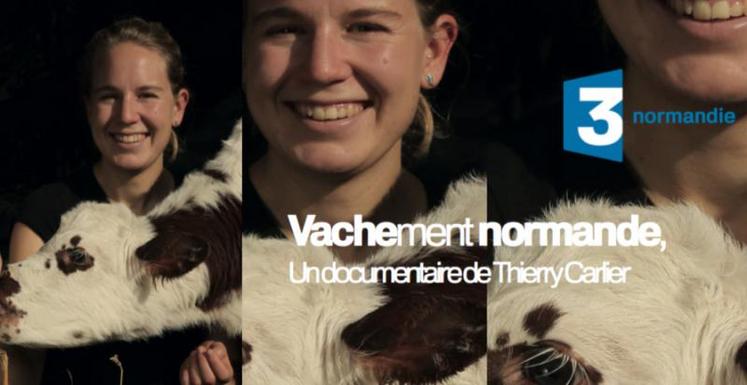 " Il faut voir ce film car il montre où en est l'agriculture aujourd'hui tout en gardant l'espoir que l'élevage à de l'avenir ", explique Barbara Paris, éleveuse de Normandes dans le Bessin et protagoniste du documentaire " Vachement Normande ".