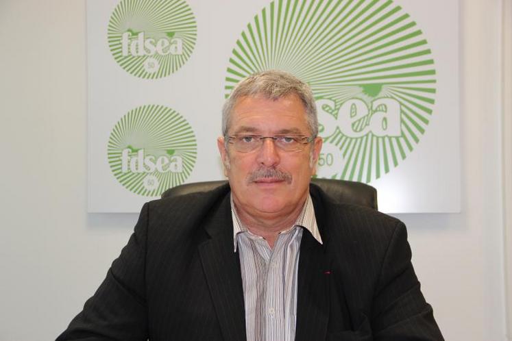 Pascal Férey, président de la FDSEA 50, "Dans chaque filière, la donne foncière est vitale pour aller vers une meilleure efficacité économique ».