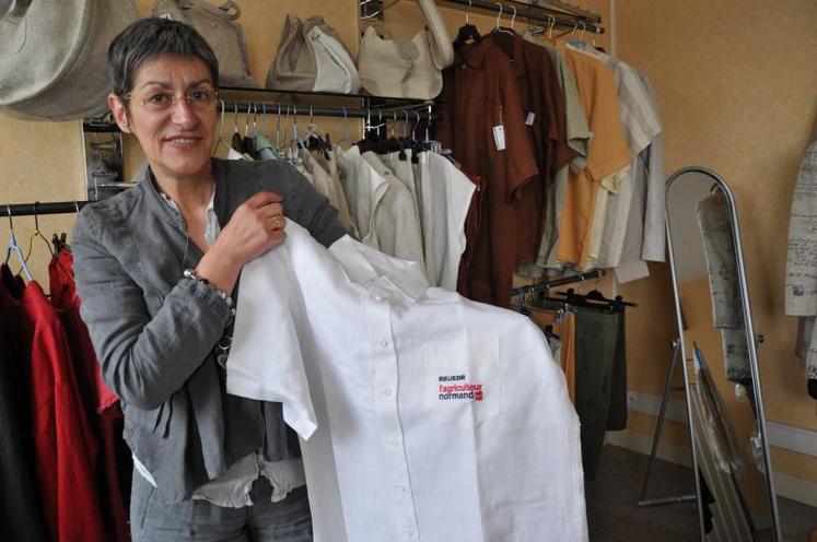 Mireille Graff, créatrice dans l’âme qui a toujours travaillé dans le commerce, une ambassadrice du lin et un savoir-faire à la française.