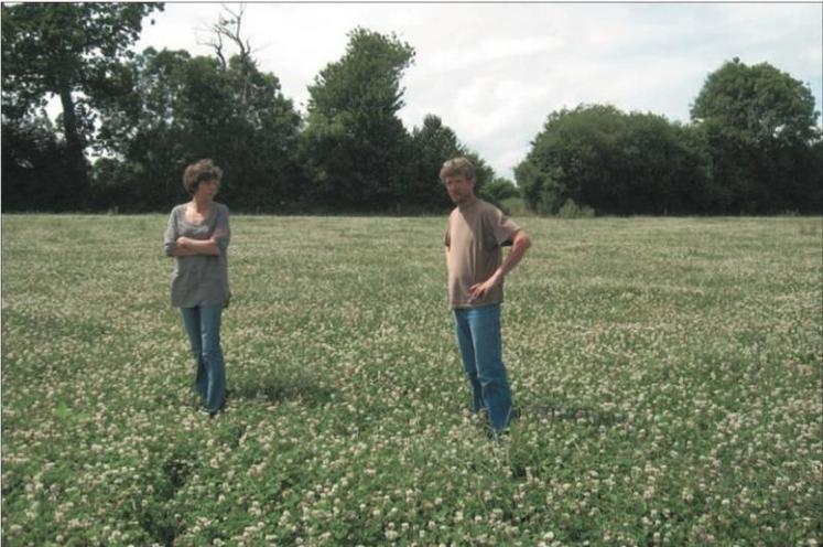 Marie-Pierre et Thierry Saillard ont engagé l’exploitation en mode de production bio en avril 2010.