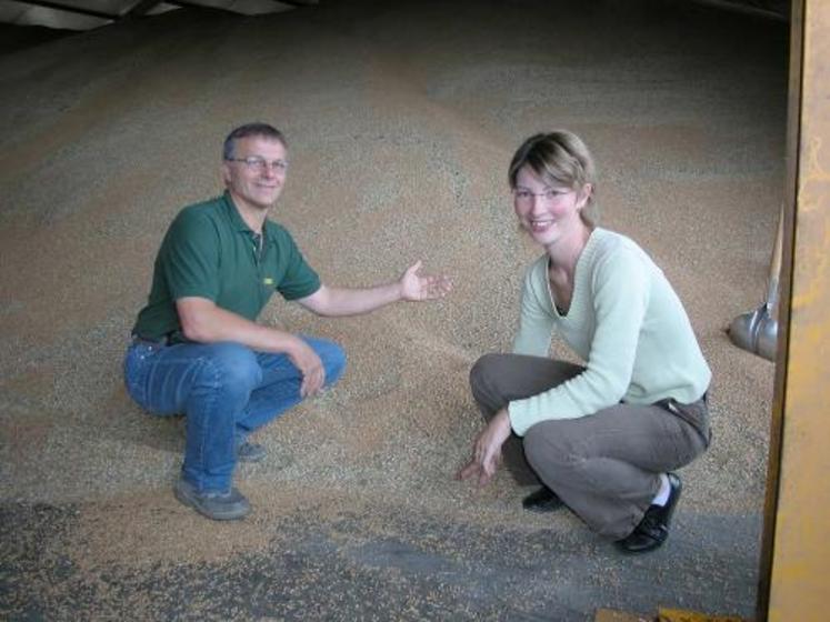 Francis Jourdan et Angélique Maire.