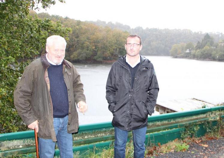 Sébastien Amand (à droite) et Thierry Chasles, président et vice-président de la FDSEA : "A l'instar de la THT, nous voulons protéger les intérêts de l'agriculture". (ec)