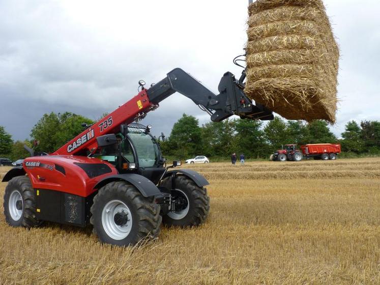 “Case IH a privilégié la maniabilité. Il s’agit d’une vraie nouveauté de CNH”, souligne Jérôme Macé..  (DR)