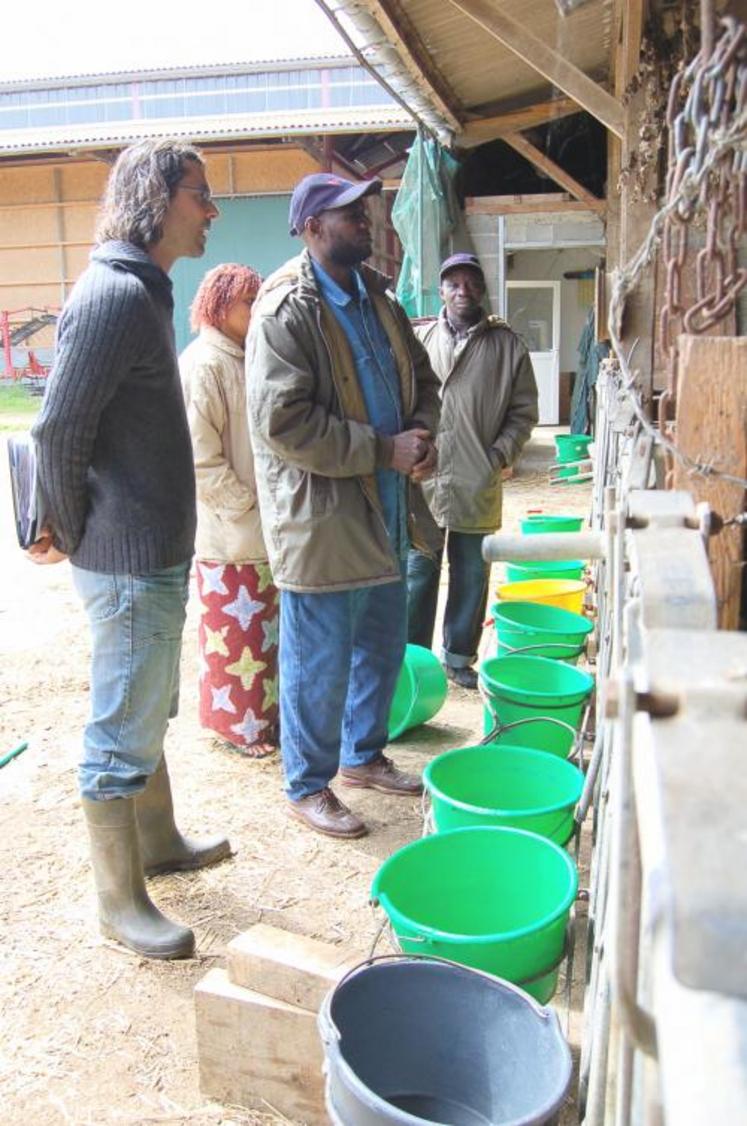 Au cours de leur mission, les Maliens ont également rencontré la coopérative d’insémination Amélis et le Crédit Agricole. Premier sentiment : “le développement de a technologie dans les fermes nous ont beaucoup marqué”.