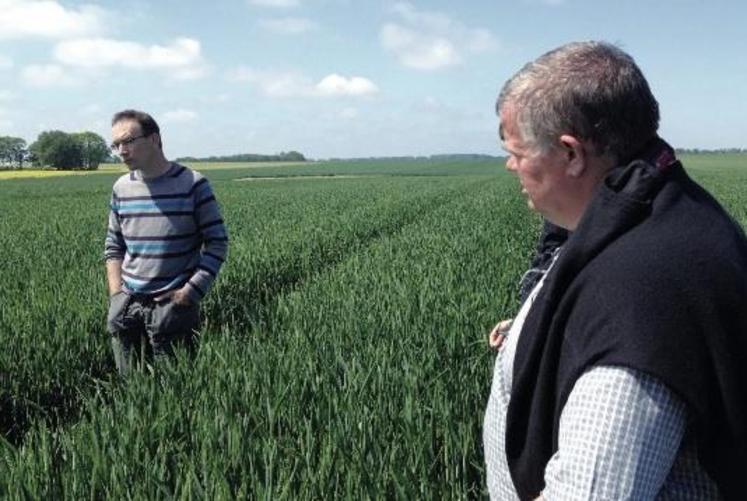 Le 29 mai chez Benoît Van Colen à Ouainville, lors d’une rencontre du groupe.