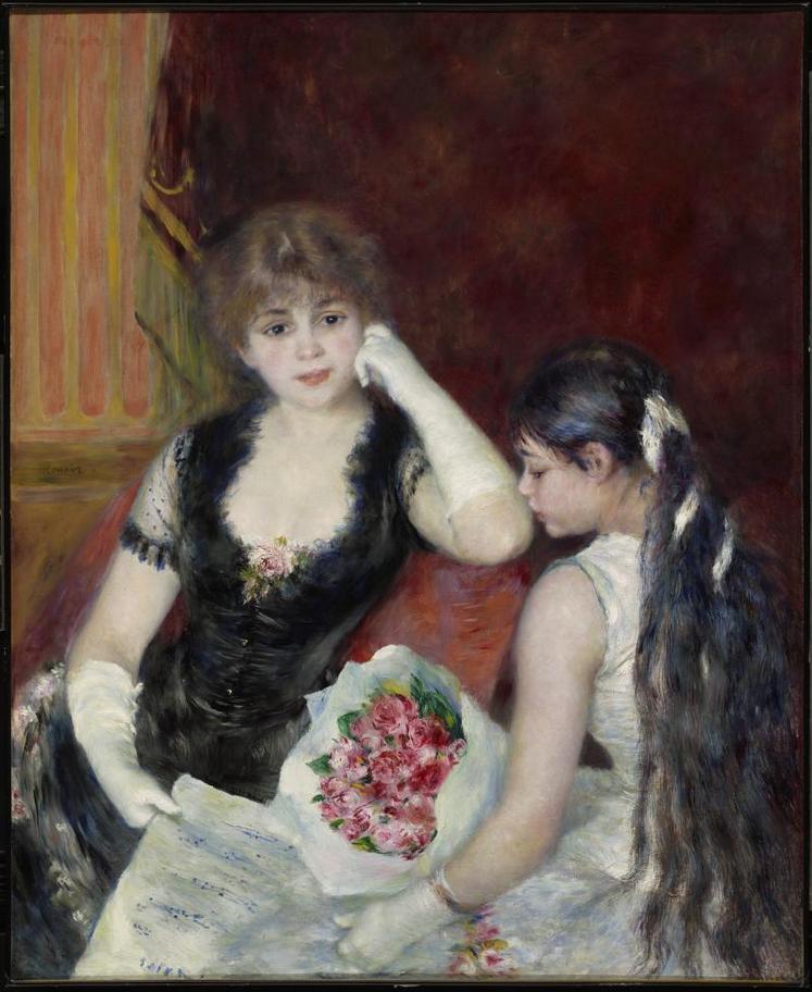 “Une loge au théâtre”, de Renoir,  témoigne de la passion des Clark pour le peintre. (Sterling et Francine Clark Art Institute)