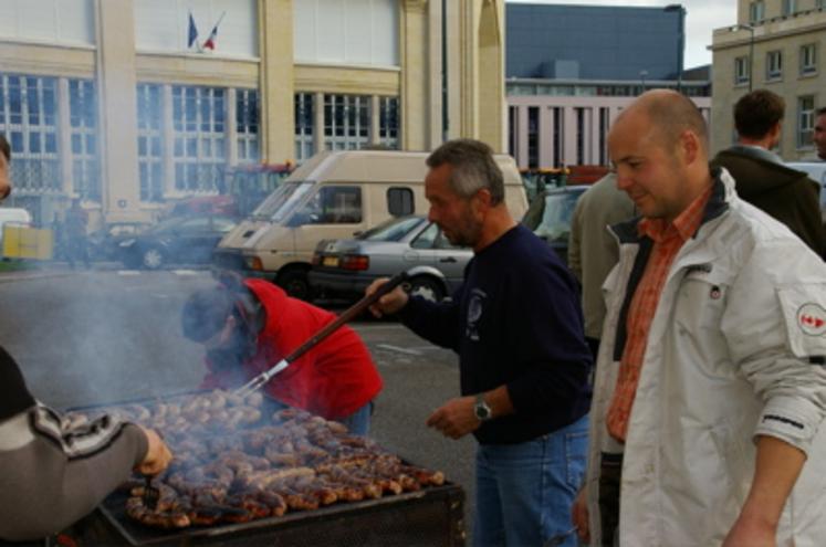 Les producteurs de lapins étaient là aussi