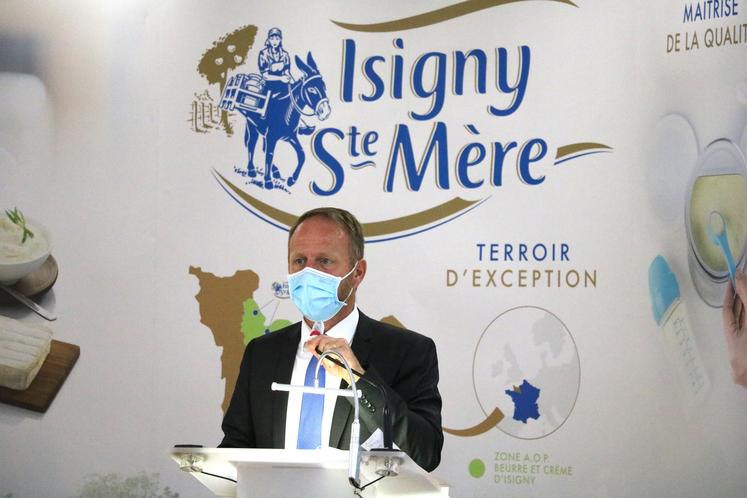 Arnaud Fossey, président de la Coopérative Isigny-Sainte-Mère.