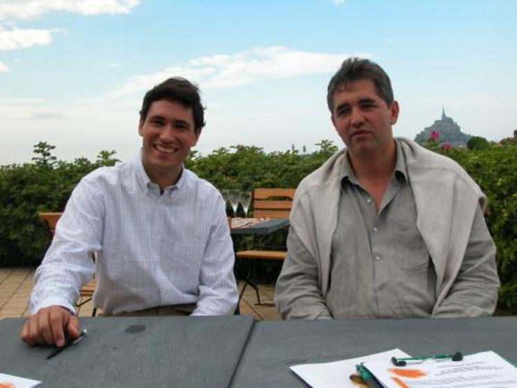 Jean-Baptiste Chalret du Rieu et Jean-Luc Duval.