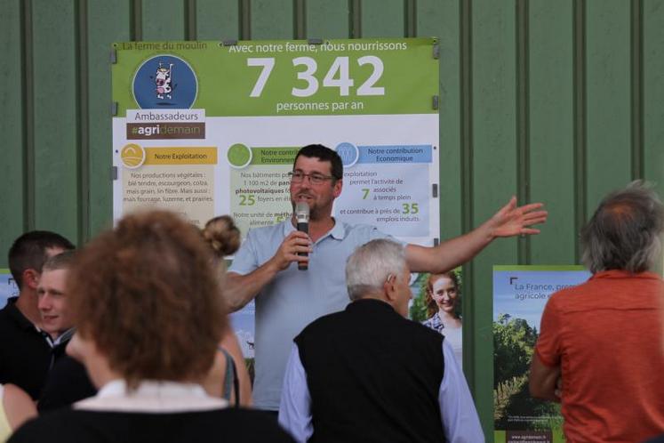 Nicolas Romain a accueilli le lancement de la 4ème édition de la fête des moissons et des récoltes.