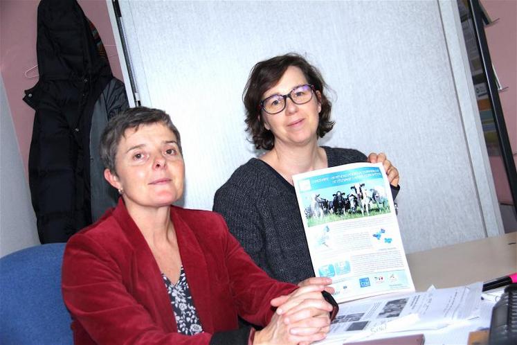 Catherine Bausson et Gwenaëlle Gain en charge du dossier Eurodairy à la CRAN. Vous avez jusqu’au 2 décembre pour candidater. (DR)