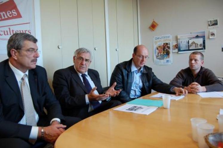 P. Férey, J.F. le Grand, L. Blin et S. Legoupil sont d’accord sur un point : la donne environnementale est aujourd’hui incontournable.