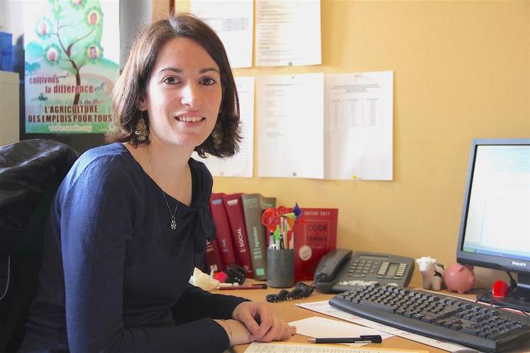 Mélanie Lemasson, directrice de la FDSEA de l'Orne