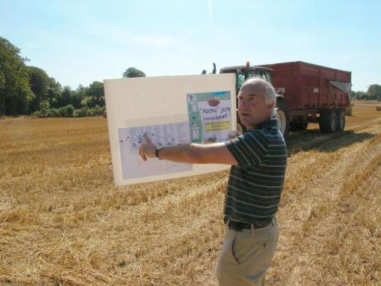 Michel Boutruche (agronome CA 50) : "grâce à l’actualisation des données accumulées au cours de ces cinq dernières années, nous sommes beaucoup plus précis dans nos préconisations azote sur prairies et maïs".