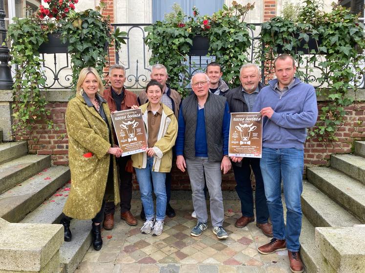 Les organisateurs ont présenté l'affiche officielle et le programme, lundi 25 mars 2024 à Lisieux.