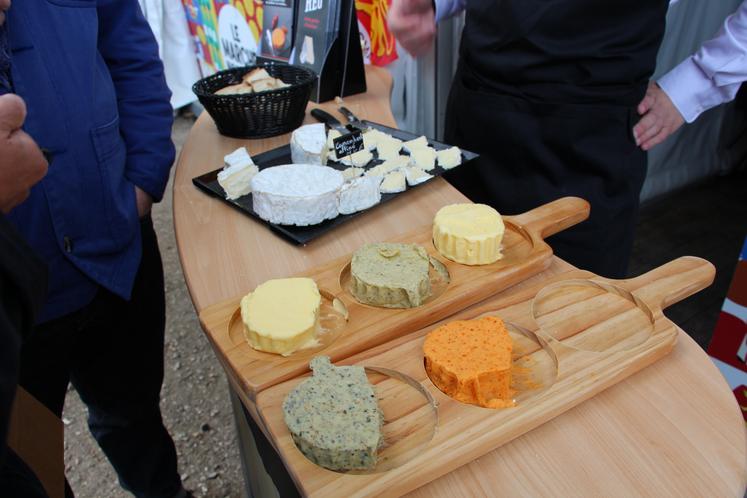 Les visiteurs ont pu goûter à la Normandie.