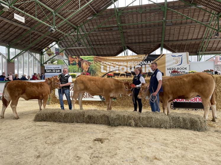 Le championnat femelle espoir a été remporté par le Gaec de l'Altière (Calvados), Gaec qui s'est illustré dans les trois sections qui composent ce prix de championnat.