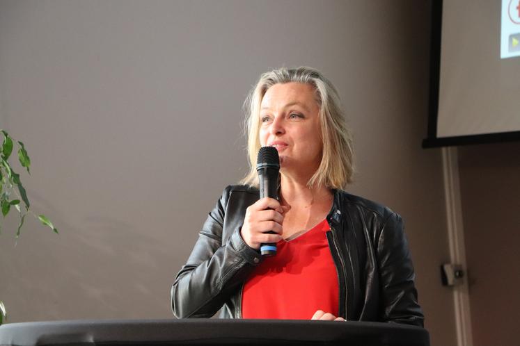 Alexandra Rousier, directrice générale de Caen événements, a œuvré pour le retour des agriculteurs à la Foire de Caen.