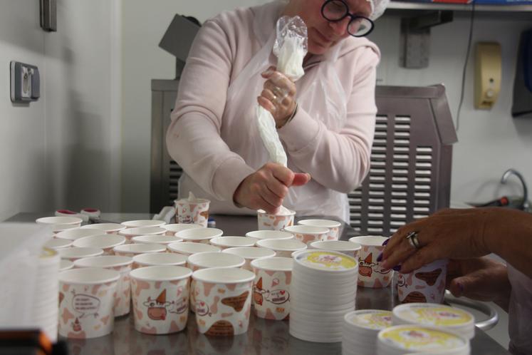 Production de glaces dans la Manche