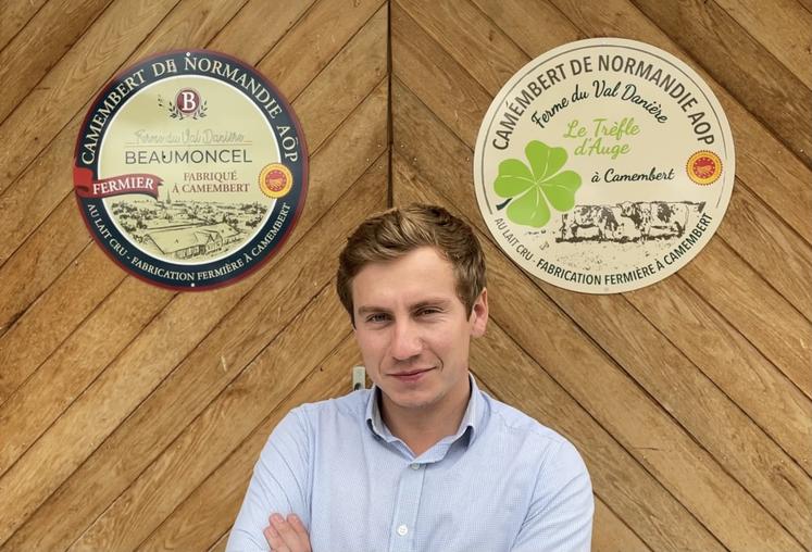 Arthur Danière a repris la fromagerie Beaumoncel en décembre 2023 et créé "La ferme du Val Danière" en 2021.