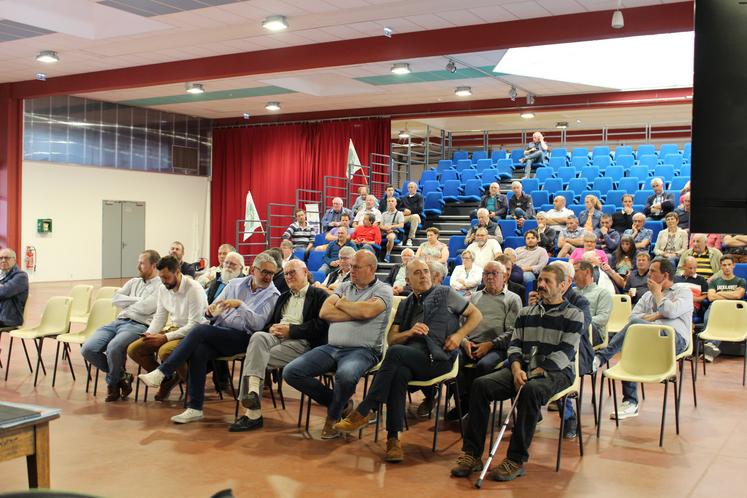 Venue Arnaud Rousseau président FNSEA à Argentan Orne 11 juillet 2024